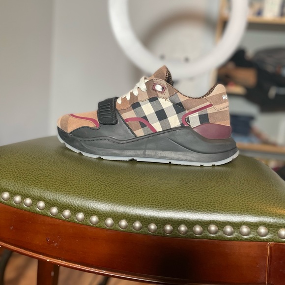 Ramsey Check Low Top Sneaker Size 41 (9) Mens - Picture 5 of 9